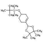 Tert-butyl-dimethyl-[4-(4,4,5,5-tetramethyl-1,3,2-dioxaborolan-2-yl)cyclohex-3-en-1-yl]oxysilane Structure,865869-27-8Structure