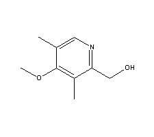 3,5-Dimethyl-4-methoxy-2-pyridinemethanol Structure,86604-78-6Structure