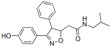 4,5-二氫-3-(4-羥基苯基)-n-(2-甲基丙基)-4-苯基-5-異噁唑乙酰胺結(jié)構(gòu)式_866604-82-2結(jié)構(gòu)式