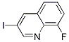 8-氟-3-碘喹啉結(jié)構(gòu)式_866782-59-4結(jié)構(gòu)式