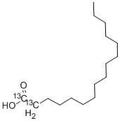 Palmitic acid-1,2-13C2 Structure,86683-25-2Structure