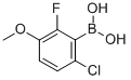 6-Chloro-2-fluoro-3-methoxyphenylboronic acid Structure,867333-04-8Structure