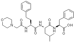 (Alphas)-alpha-[(4-morpholinylacetyl)amino]benzenebutanoyl-l-leucyl-l-phenylalanine Structure,868540-16-3Structure