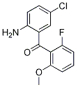 (2-Amino-5-chlorophenyl)(2-fluoro-6-methoxyphenyl)methanone Structure,869365-89-9Structure