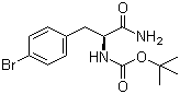 (S)-tert-butyl 1-amino-3-(4-bromophenyl)-1-oxopropan-2-ylcarbamateStructure,869569-99-3Structure (S)-tert-butyl 1-amino-3-(4-bromophenyl)-1-oxopropan-2-ylcarbamate Structure,869569-99-3Structure