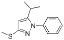 5-Isopropyl-3-methylthio-1-phenyl-1H-pyrazole Structure,871110-18-8Structure