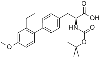 L-2-(boc-氨基)-3-(4-甲氧基-2-乙基聯(lián)苯-4-基)丙酸結(jié)構(gòu)式_872142-88-6結(jié)構(gòu)式