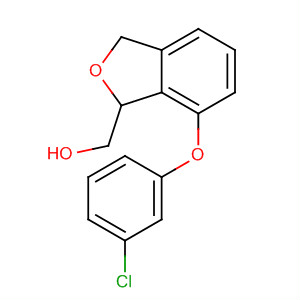 [7-(3-Chloro-phenoxy)-2,3-dihydro-benzofuran-2-yl]-methanol Structure,872518-58-6Structure