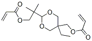 [2-[1,1-Dimethyll-2[(1-oxoallyl)oxy]ethyl]-5-ethyl-1,3-dioxan-5yl]methyl acrylate Structure,87320-05-6Structure