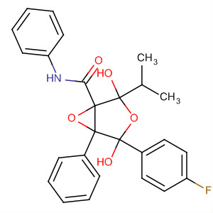 Atorvastatin epoxy tetrahydrofuran Structure,873950-19-7Structure