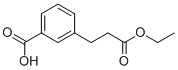 3-(2-Ethoxycarbonyl-ethyl)-benzoic acid Structure,874204-67-8Structure