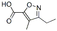 5-Isoxazolecarboxylic acid,3-ethyl-4-methyl- Structure,874289-75-5Structure