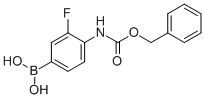 4-(Benzyloxycarbonylamino)-3-fluorophenylboronic acid Structure,874290-60-5Structure