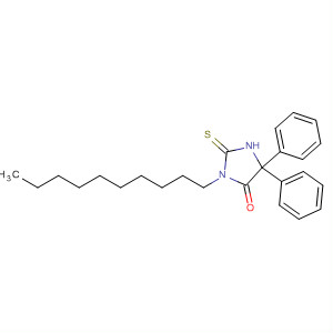 3-Decyl-5,5-diphenyl-2-thioxo-4-imidazolidinone Structure,875014-22-5Structure