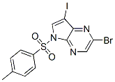 2-Bromo-7-iodo-5-tosyl-5H-pyrrolo[2,3-b]pyrazine Structure,875781-45-6Structure