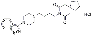 8-{4-[4-(1,2-苯并噻唑-3-基)-1-哌嗪基]丁基}-8-氮雜螺[4.5]癸烷-7,9-二酮結(jié)構(gòu)式_87691-92-7結(jié)構(gòu)式