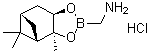 (3AS,4S,6S,7AR)-六氫-3A,5,5-三甲基-4,6-甲橋-1,3,2-苯并二氧硼烷-2-甲胺鹽酸鹽結(jié)構(gòu)式_877314-87-9結(jié)構(gòu)式