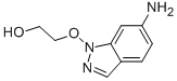 Ethanol, 2-[(6-amino-1H-indazol-1-yl)oxy]- Structure,877472-43-0Structure