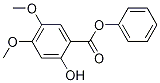 Phenyl 2-hydroxy-4,5-dimethoxybenzoate Structure,877997-98-3Structure