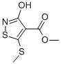 3-Hydroxy-5-methylsulfanyl-isothiazole-4-carboxylic acid methyl ester Structure,878477-22-6Structure