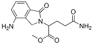 4-Amino-a-(3-amino-3-oxopropyl)1,3-dihydro-1-oxo-2h-isoindole-2-aceticacidmethylester Structure,878782-79-7Structure