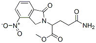 4-Nitro-a-(3-amino-3-oxopropyl)1,3-dihydro-1-oxo-2h-isoindole-2-aceticacidmethylester Structure,878782-81-1Structure