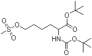 Tert-butyl 2-(tert-butoxycarbonylamino)-6-(methylsulfonyloxy)hexanoate Structure,878905-11-4Structure