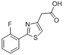 [2-(2-Fluoro-phenyl)-thiazol-4-yl]-acetic acid Structure,879070-41-4Structure