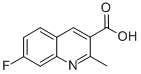 7-Fluoro-2-methylquinoline-3-carboxylic acid Structure,879361-44-1Structure