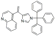 4-[1-[1-(三苯基甲基)-1H-咪唑-4-基]乙烯]-喹啉結(jié)構(gòu)式_880652-89-1結(jié)構(gòu)式