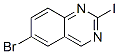 Quinazoline, 6-bromo-2-iodo- Structure,882670-93-1Structure