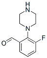 3-Fluoro-2-(1-piperazino)-benzaldehyde Structure,883543-00-8Structure