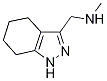 Methyl-(4,5,6,7-tetrahydro-1H-indazol-3-ylmethyl)-amine Structure,883544-80-7Structure