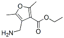 Ethyl 4-(aminomethyl)-2,5-dimethyl-3-furoate Structure,883544-97-6Structure