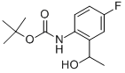 Tert-butyl 4-fluoro-2-(1-hydroxyethyl)phenylcarbamate Structure,883555-10-0Structure