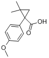 1-(4-Methoxyphenyl)-2,2-dimethylcyclopropanecarboxylic acid Structure,884091-56-9Structure