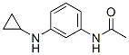 Acetamide,n-[3-(cyclopropylamino)phenyl]- Structure,884343-73-1Structure