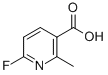 6-Fluoro-2-methylnicotinic acid Structure,884494-97-7Structure