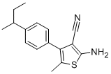 2-Amino-4-(4-sec-butylphenyl)-5-methylthiophene-3-carbonitrile Structure,884497-30-7Structure