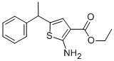 Ethyl 2-amino-5-(1-phenylethyl)thiophene-3-carboxylate Structure,884497-37-4Structure