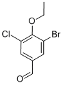 3-Bromo-5-chloro-4-ethoxybenzaldehyde Structure,884497-58-9Structure