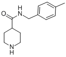 N-(4-methylbenzyl)piperidine-4-carboxamide Structure,884497-60-3Structure