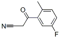 5-Fluoro-2-methylbenzoylacetonitrile Structure,884504-23-8Structure