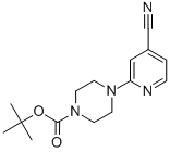 Tert-butyl 4-(4-cyanopyrid-2-yl)piperazine-1-carboxylate Structure,884507-31-7Structure