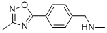 N-methyl-[4-(3-methyl-1,2,4-oxadiazol-5-yl)phenyl]methylamine Structure,884507-32-8Structure