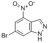 1H-Indazole, 6-bromo-4-nitro- Structure,885518-46-7Structure