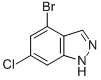 1H-Indazole, 4-bromo-6-chloro- Structure,885519-03-9Structure