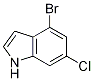 4-Bromo-6-chloroindole Structure,885519-23-3Structure