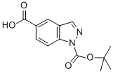 1-Boc-5-indazolecarboxylic acid Structure,885954-14-3Structure