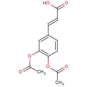 3-[3,4-Bis(acetyloxy)phenyl]-2-propenoic acid Structure,88623-81-8Structure